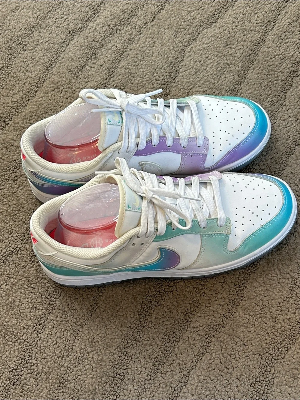 Nike Women’s Dunk Low “Unlock Your Space” in Iridescent Size 9 - Picture 3 of 8